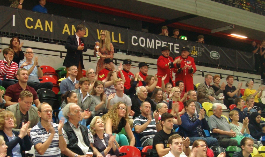 It was fabulous to see our veterans supporting the games.